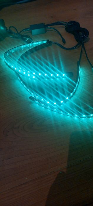 Luzes led para carro com comando