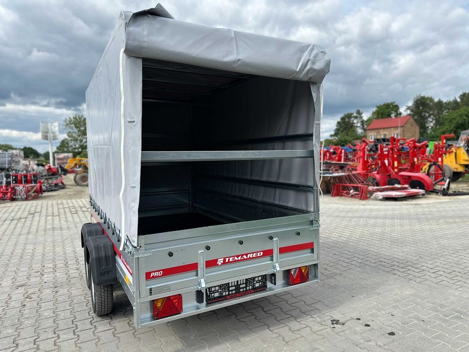 Przyczepka samochodowa 296×150 cm Temared PRO 3015/2 + plandeka 140 cm