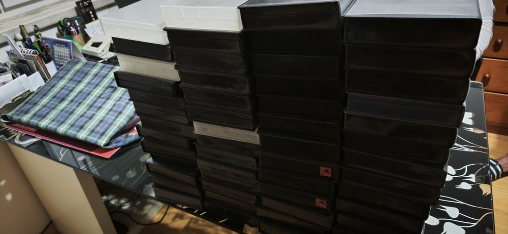 Conjunto 56 Capas Protetoras Cassetes VHS