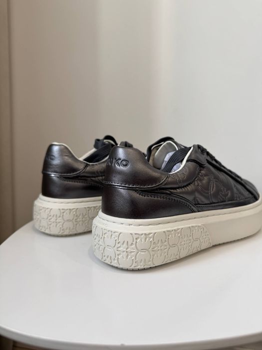 Кеди Pinko Sneakers Pinko Yoko 21 колір сірий і табакко, є всі розміри