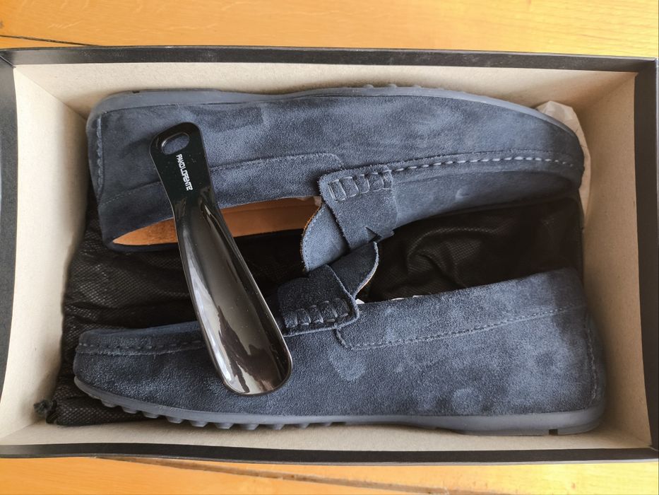 Granatowe mokasyny męskie PAKO LORENTE rozmiar 45