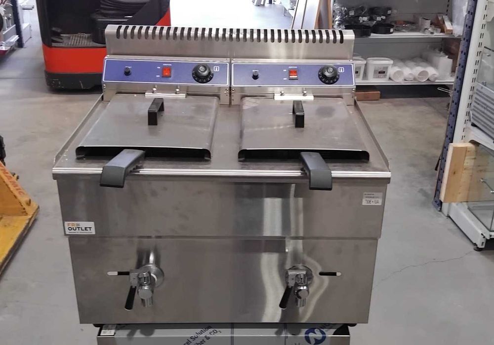 Fritadeira Dupla a Gás 17+17L + NOVA