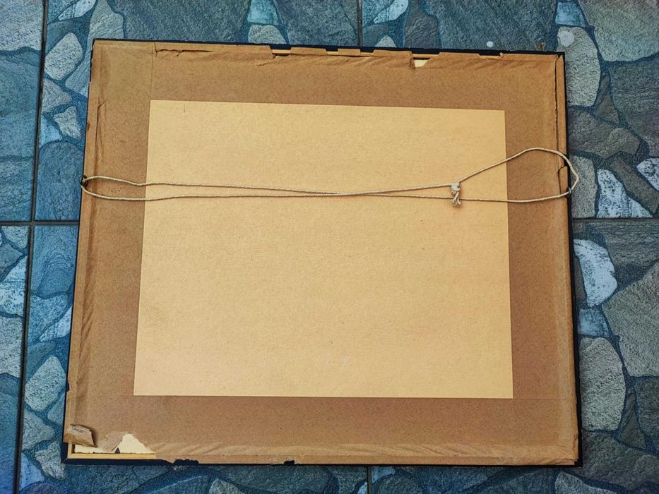 Grafika,P.Jezus zdjęty z Krzyża,1949 r.sygn.podpisem,za szybą