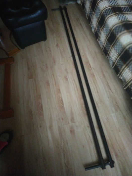 Karnisz drewniany podwójny