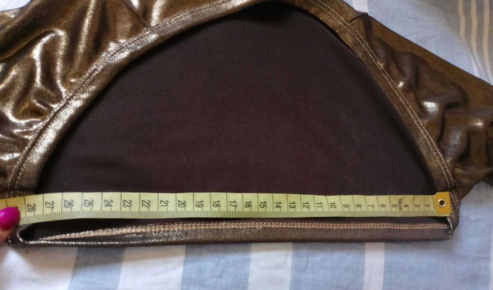 złote bolerko krótkie mieniące  XS/S 34/36 impreza karnawał