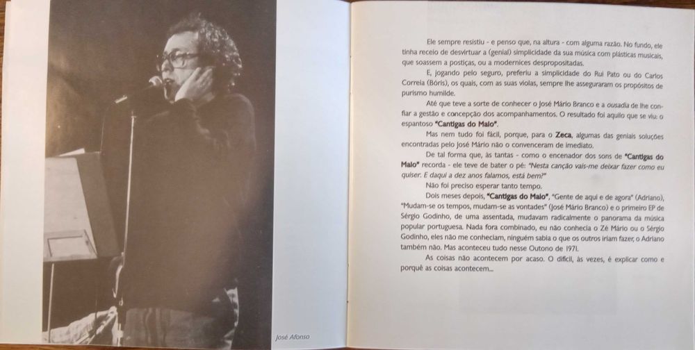 José Afonso	- - - - -		Cantigas do Maio	- - - - -	CD