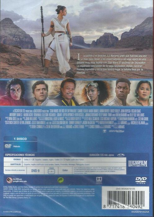 Star Wars: A Ascensão de Skywalker (edição Espanhola) (novo) (2019)