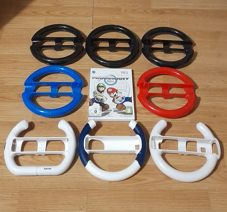 Jogo Super Mario Kart + Volante Wii (ORIGINAL NINTENDO Wii/Wii U)