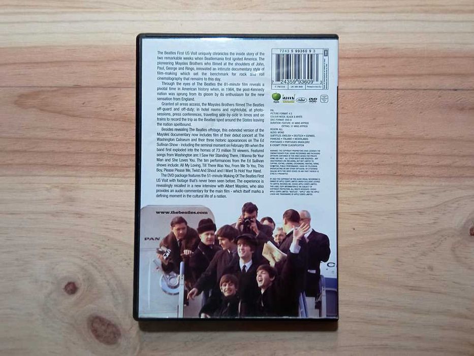DVD The Beatles - The First U.S. Visit