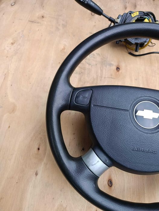 Руль Кермо Aveo T250 T200 Lanos Sens + поворотне кільце + перемикач