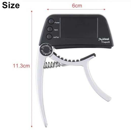 MeIDEAL Capo (transpositor) com afinador