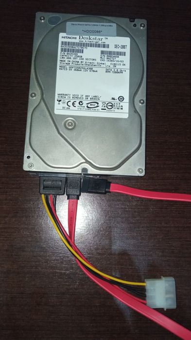 Disco Hitachi Deskstar 250GB