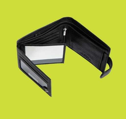 Кошелек мужской кожаный DR. BOND чоловічий шкіряний гаманець