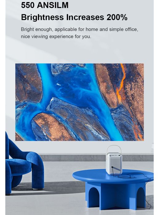 Projetor Xiaomi Wanbo T6 Max 4k 5G