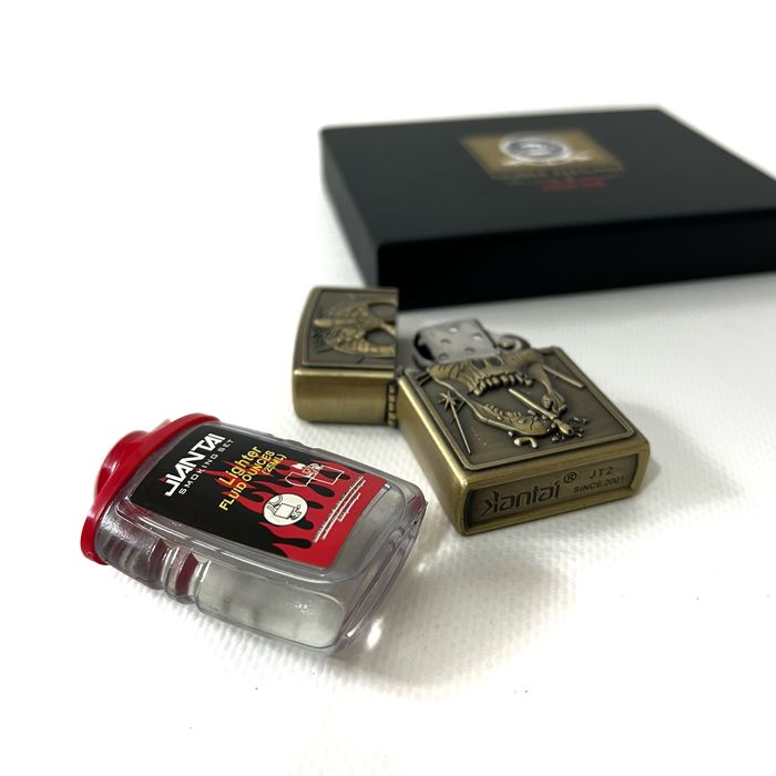 Бензинова запальничка Earts + бензин набор форма Zippo