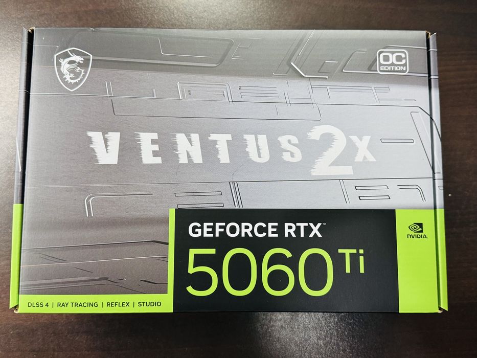 NOWA Karta graficzna MSI GeForce RTX 5060 Ti Ventus 2X OC Plus 8GB GDDR7 DLSS4
