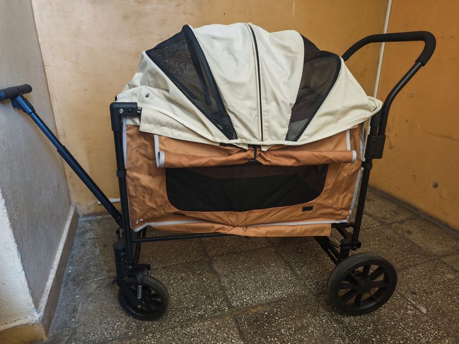 Wózek transportowy dla psa  L 65 x 102 x 110 cm max 30kg