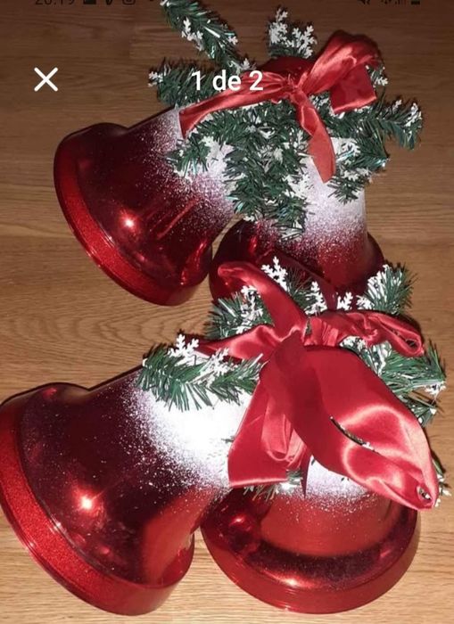 Large Christmas Bell Set