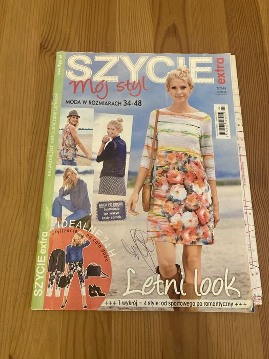 Szycie mój styl gazeta o szyciu z wykrojami