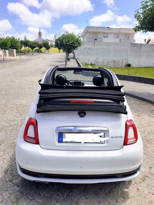 Fiat 500 cabrio.