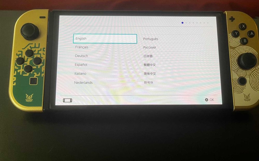 Switch OLED Zelda edition Bundle