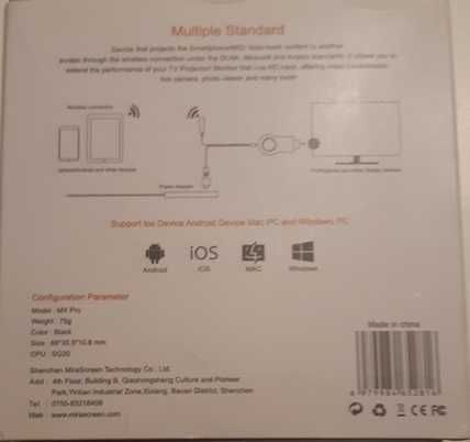 Dongle MiraCast MX Pro64284551733251121