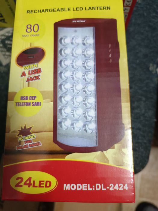 Ліхтар кемпінговий переносний аварійне освітлення з функцією Power ban