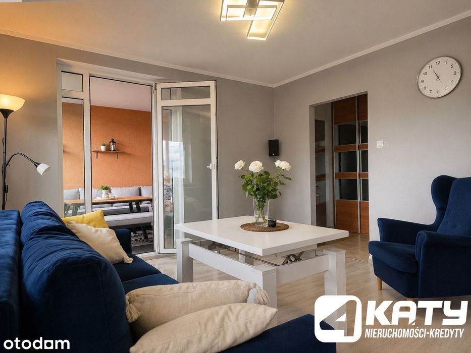 Nowe budownictwo | 46 m² + Balkon 8,5 m² | Niski czynsz | Wyposażone