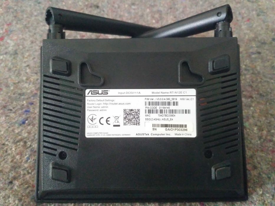 ASUS Router ASUS RT-N12E N300 WiFi