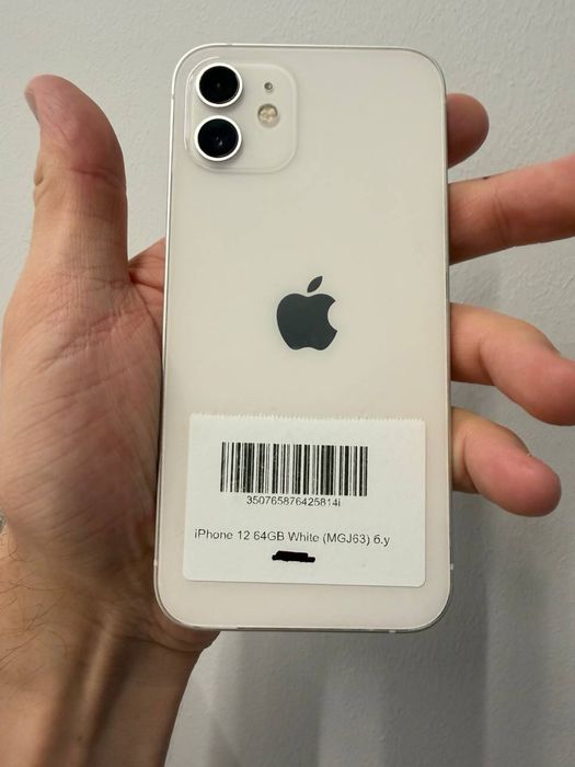 Айфон • iPhone 12 • 64GB • White (MGJ63) • б.у • Айфон 12 на 64гб • Акб 100% • Белый