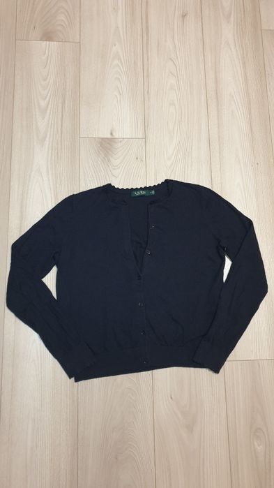 elegancki kardigan granatowy Ralph Lauren  M