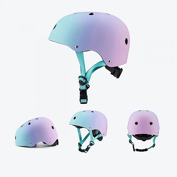 Kask rowerowy BMX/hulajnoga Wozinsky S - gradient różowy