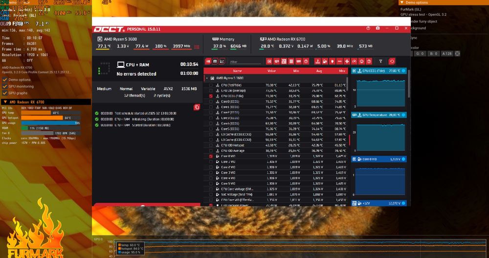 RX 6700 Sapphire Gaming OC 10gb