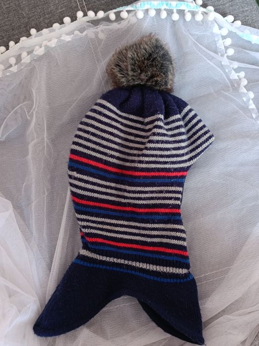 Шапка зимова шолом 50-52,  шапка-шолом. 3 роки