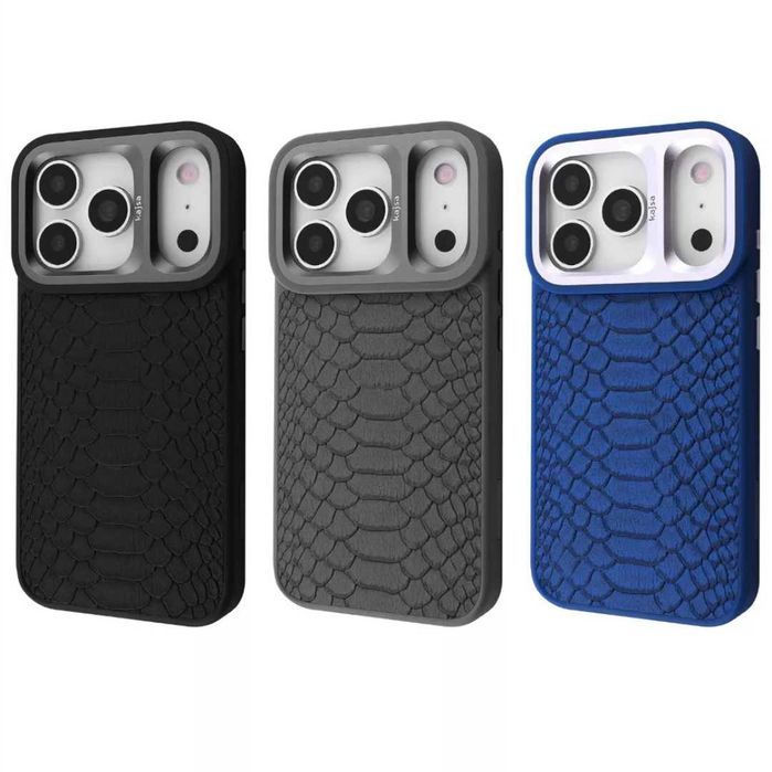 Оригінальні чохли Kajsa Snake Magnetic для iPhone 17 Pro, 17 Pro Max