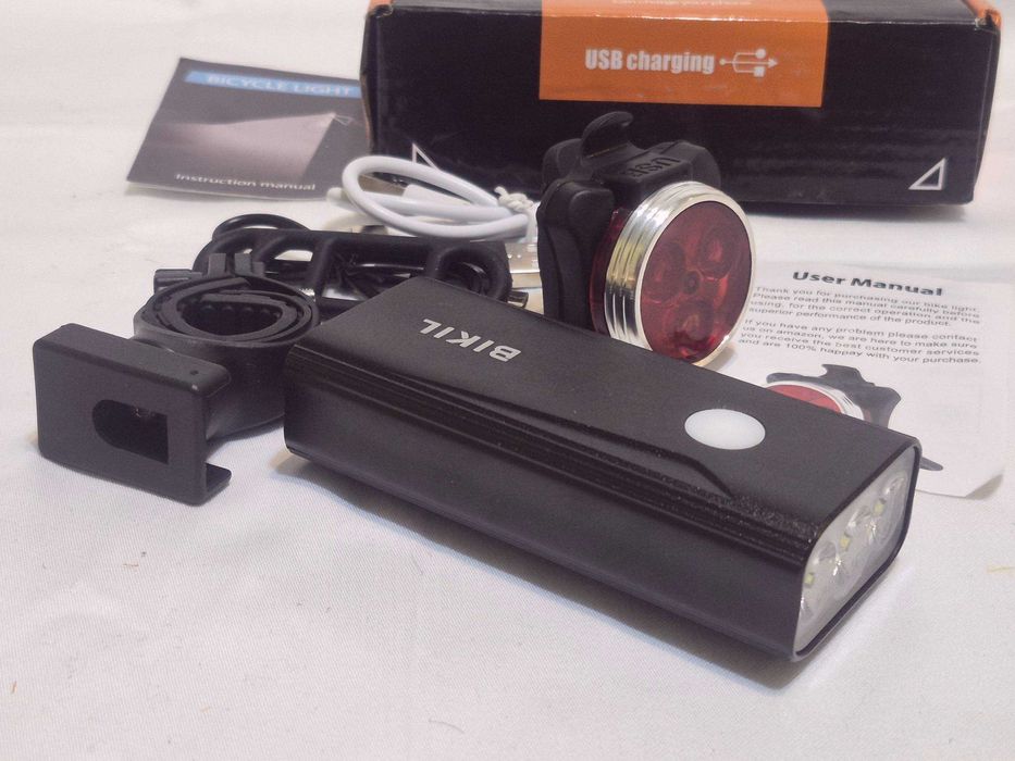 Ліхтарик на велосипед Grey's LED 2xCree XP-G 750lm 4000mAh micro USB