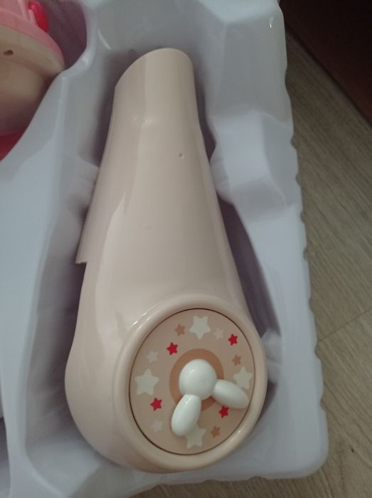 Karuzela niemowlęca na łóżeczko Canpol różowe gwiazdki+ pilot