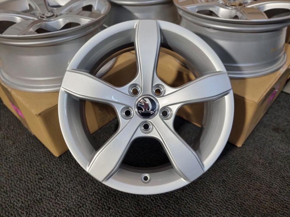 Skoda 15" Nowe Felgi 5x100 Praktik, Fabia Rapid Scala Roomster Octavia
