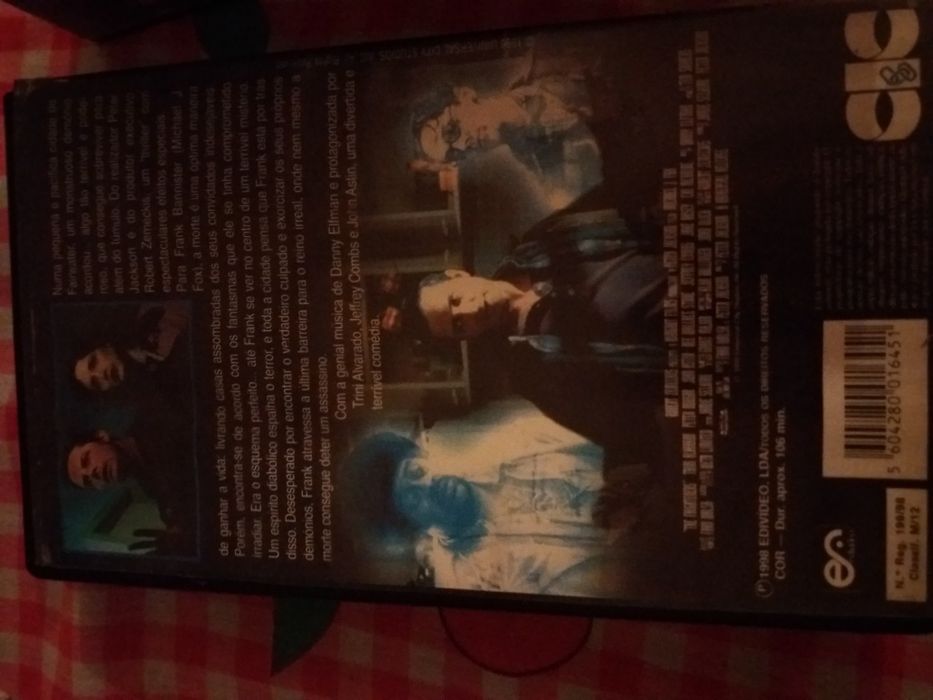 Agarrem me esses fantasmas VHS