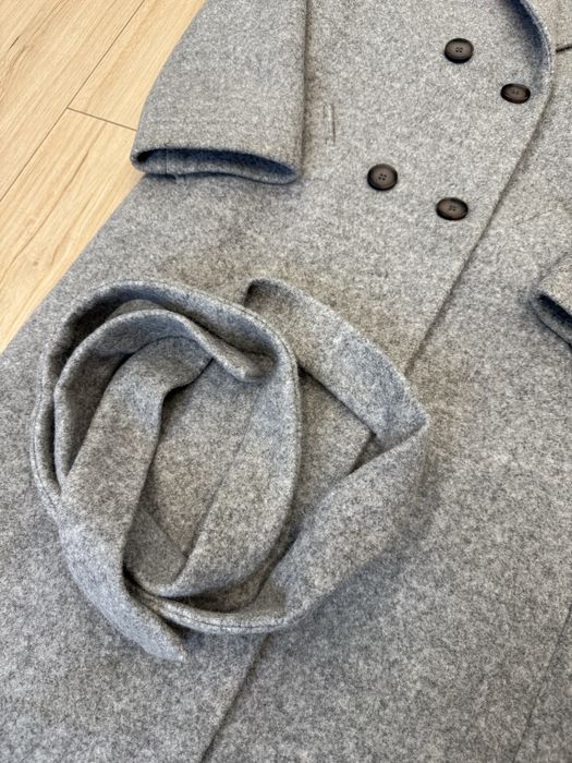 Пальто теплое 80% шерсть