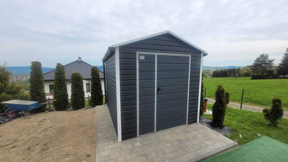 Skandynawski domek ogrodowy