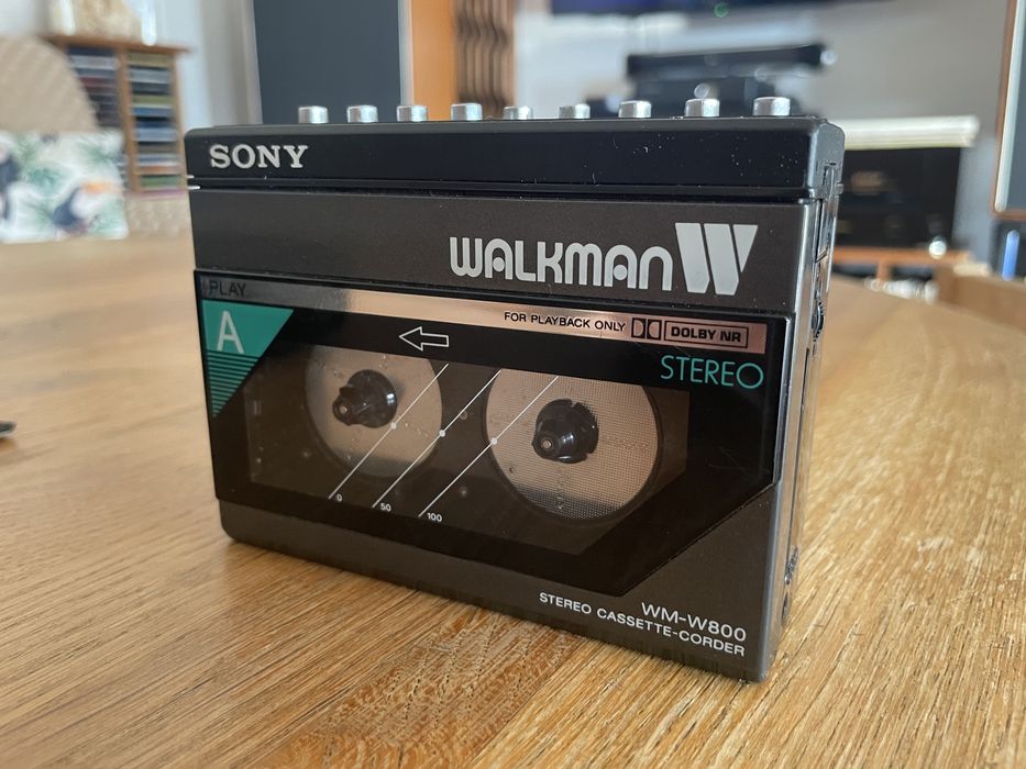 Sony Walkman WM-W800 najmniejszy podwójny stereodeck, unikat, z REC