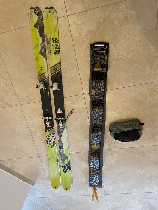 Narty skitury K2 Wayback 88, Dynafit, Black Diamond