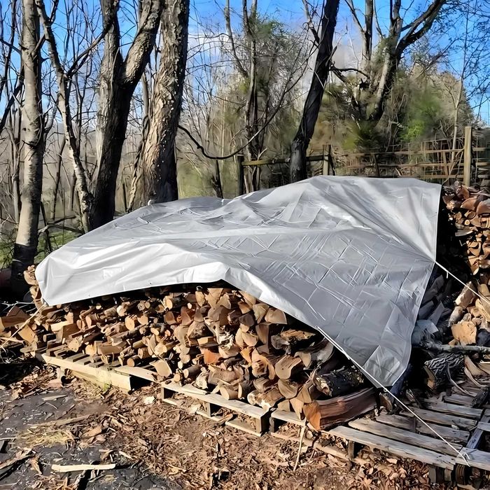 2sztuki Plandeka 3x4m odporna na deszcz UV mocna do ogrodu