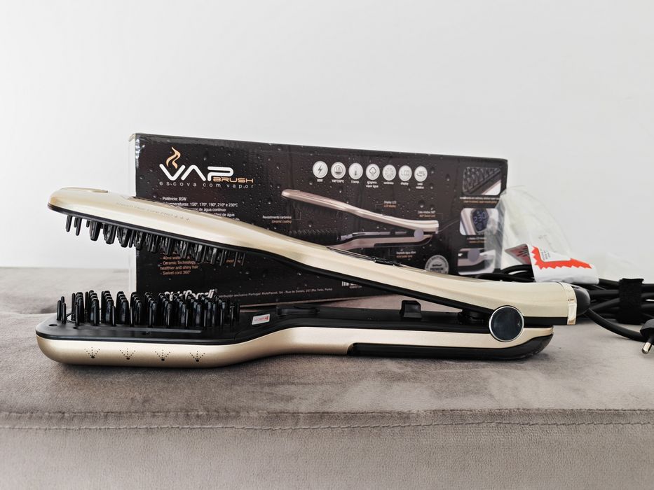 Escova Cabelo Elétrica a Vapor Ricki Parodi Vapbrush