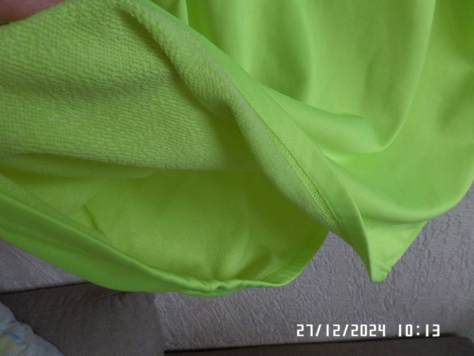 Nowa Missguided mini żółta dresowa sukienka oversize 34/36