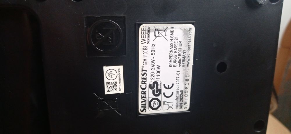 Express cisnieniowy, kolbowy SilverCrest