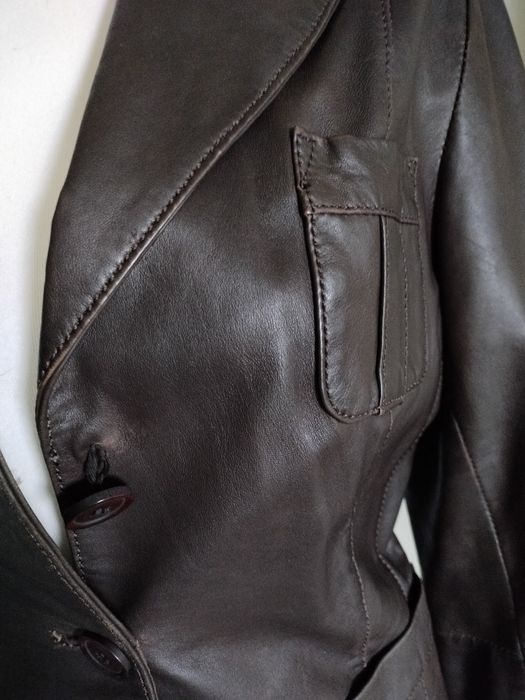 Kurtka żakiet miękkiej skóry naturalnej