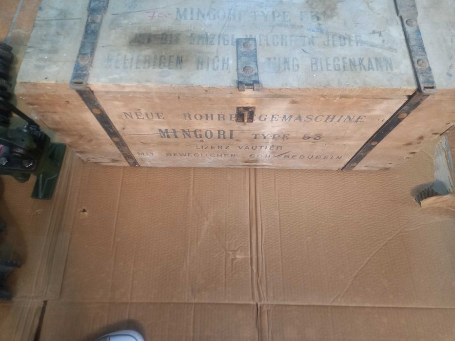 Maquina de vergar tubos