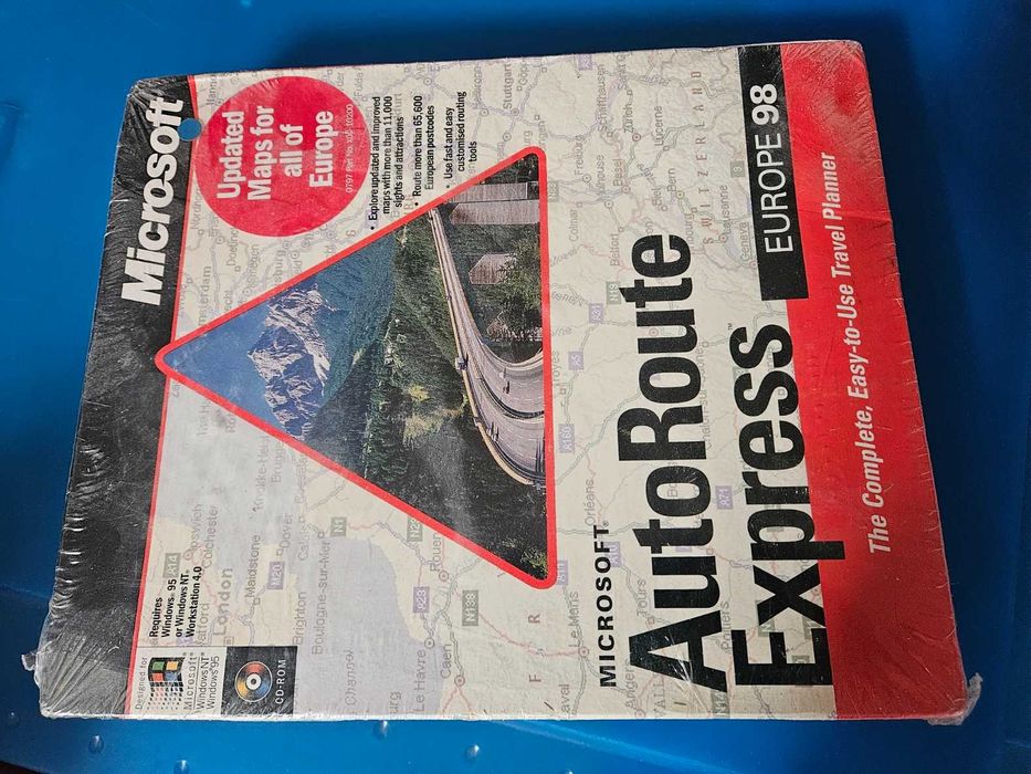 Software Microsoft AutoRoute Express - NOVO. SELADO.